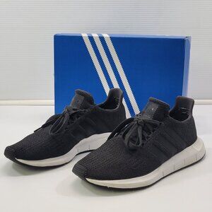 Adidas Men Swift Run CQ2114 Carbon Gray White Running Shoes Sneakers Size 10